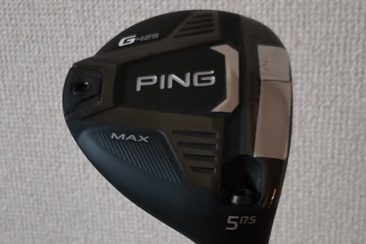 レフティ PING G425 MAX フェアウェイウッド 5番 5W ヘッドカバー付き  