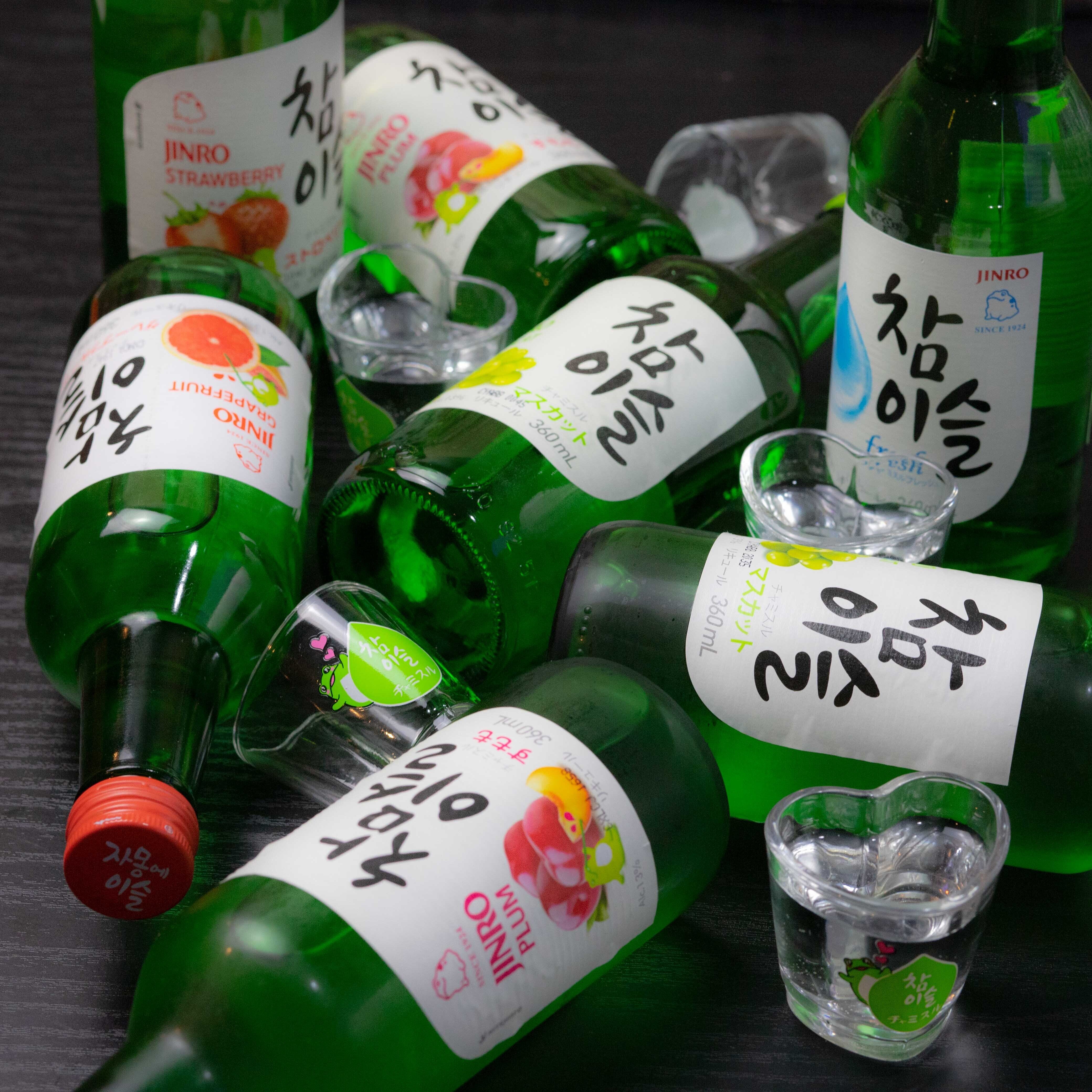 東心斎橋韓国ダイニング마니뽀뽀 まにぽぽ ハート型のチャミスルグラスが可愛さ反則級 韓国ダイニング마니뽀뽀 まにぽぽスタッフ Note