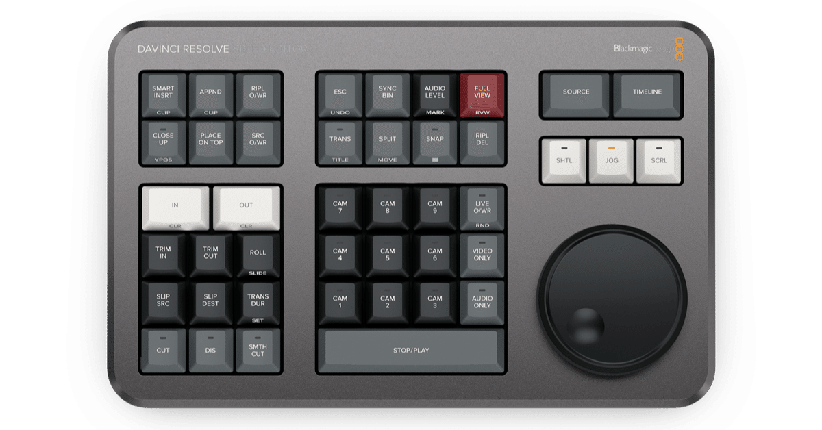 DaVinci Resolve Speed Editor 覚書｜TAKE
