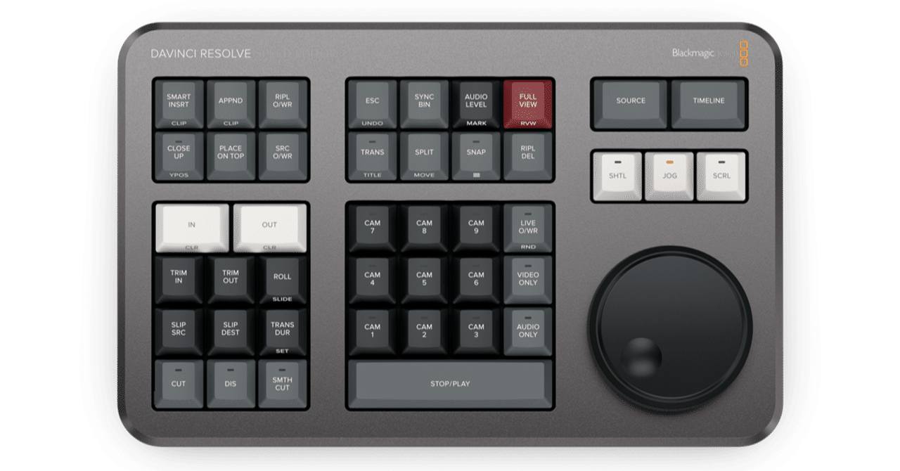 DaVinci Resolve Speed Editor(箱無し) DaVinci Resolve】 Speed Editor のすすめ｜nonkuri