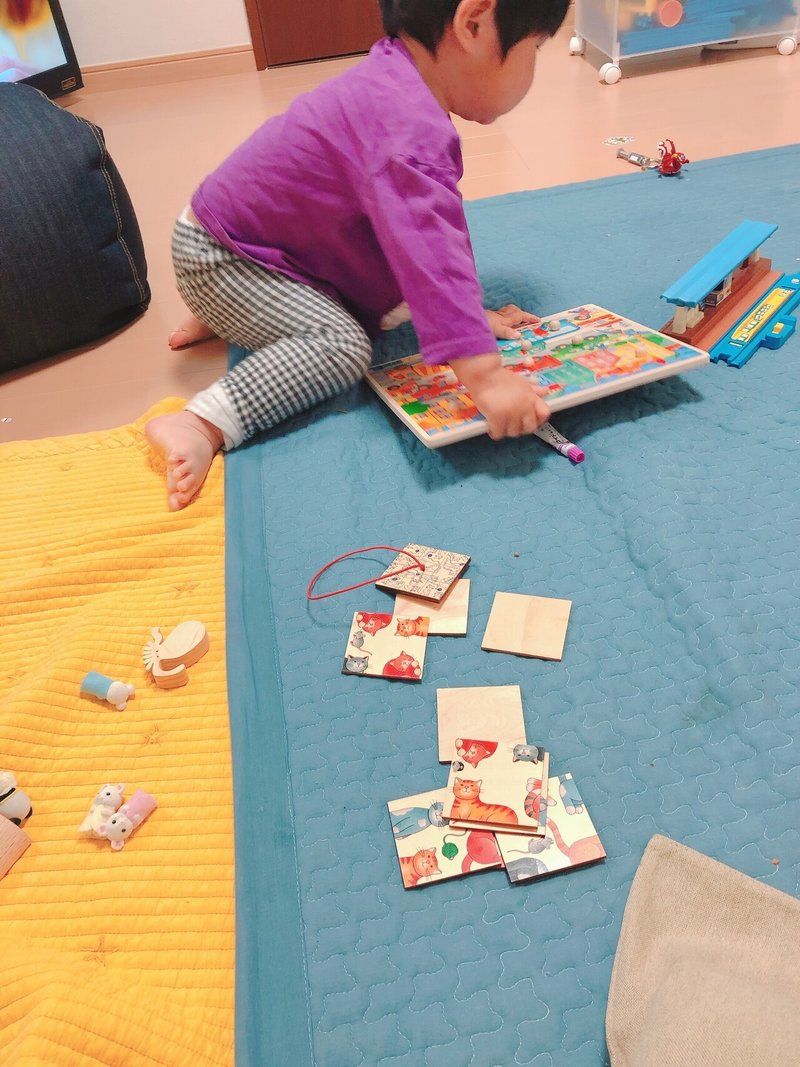 1歳11ヶ月息子の最近の遊び My知 Note