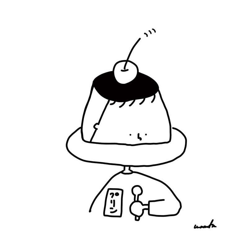 プリンのトートバック制作 ウエダ コーヒーとイラストのヒト Note