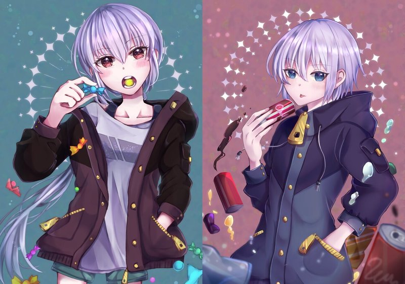 イラスト 銀髪の色について 天瀬 爽 Note