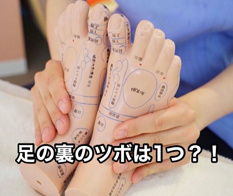 足の裏のツボは1つだけ 福岡六本松足つぼ専門キャトルボディ Note 足の裏のツボは1つだけ 福岡六本松足つぼ専門キャトルボディ Note