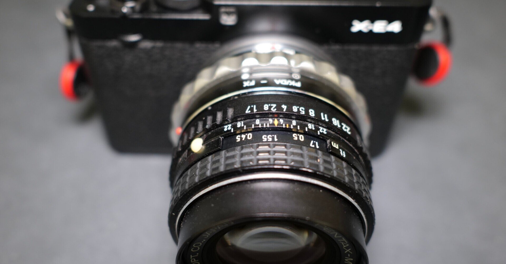 FUJIFILM X-E4はオールドレンズ装着にも良いね!SMC Pentax-M 50mm F1.7