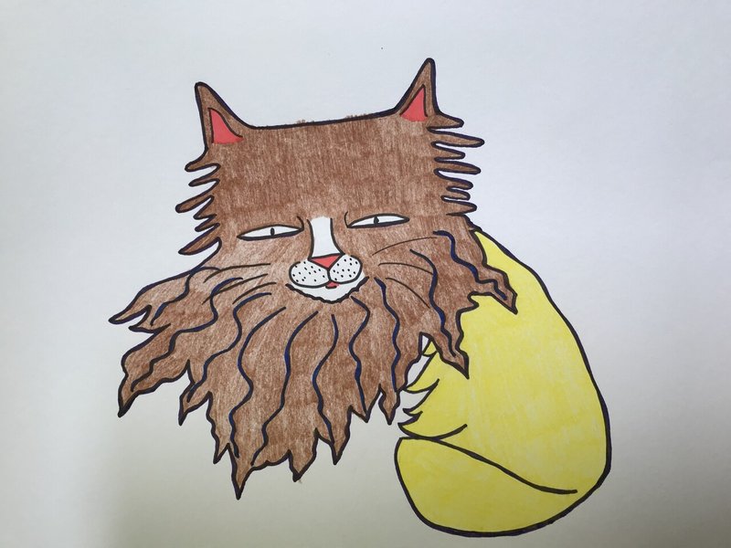 仙人みたいな猫 癖のある猫のイラスト ココ次郎 Note 仙人みたいな猫 癖のある猫のイラスト ココ次郎 Note
