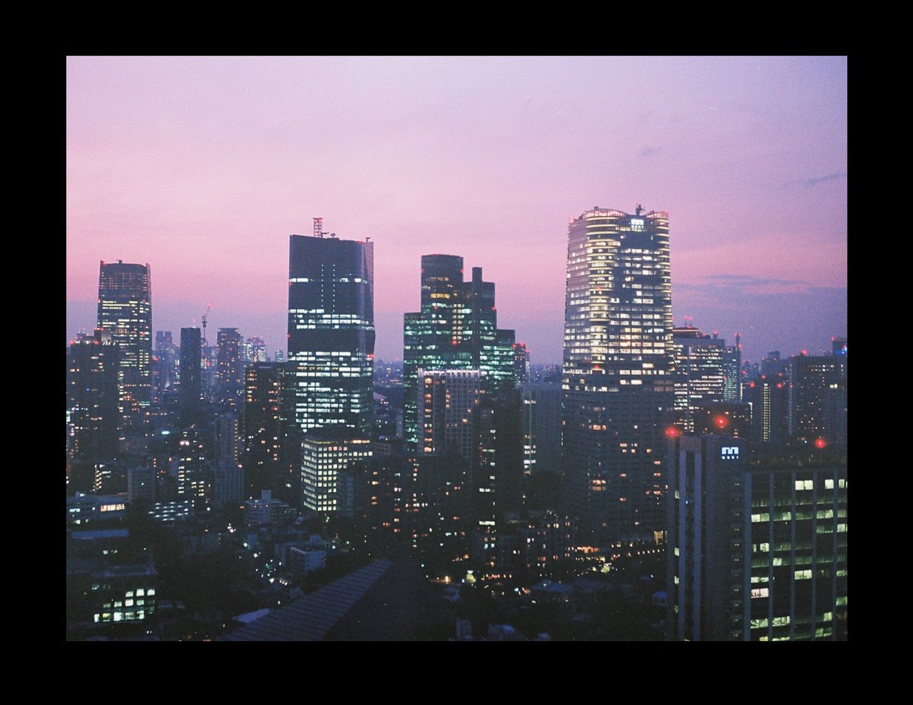 東京タワーから見た夜景