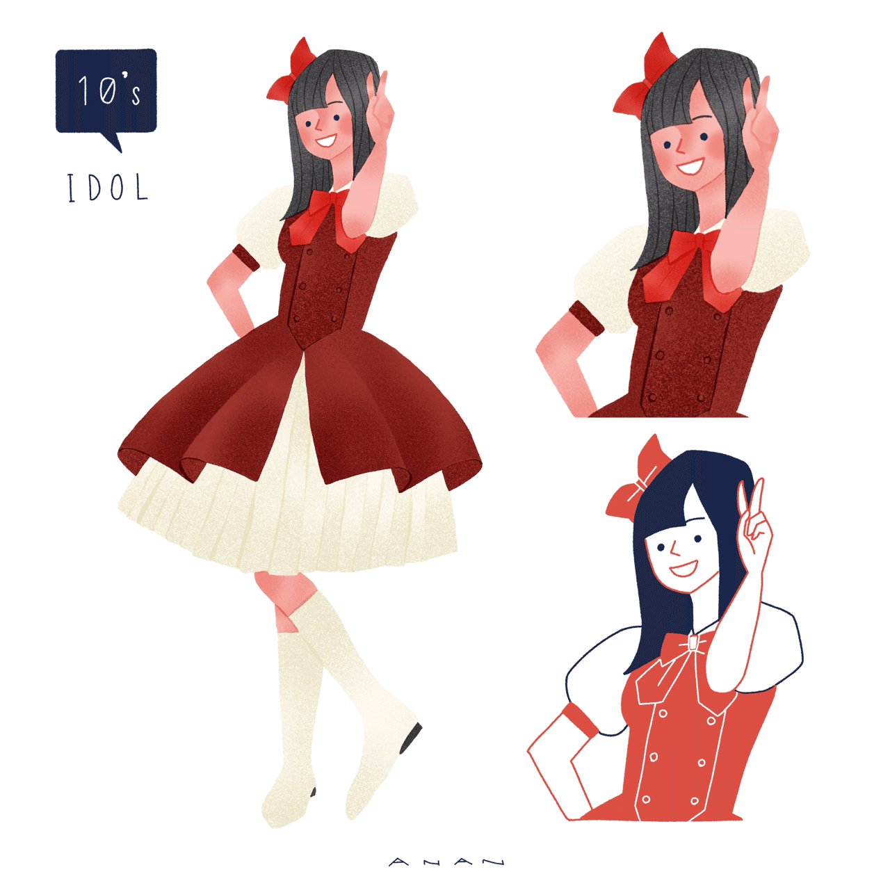 75人目 10代 アイドル あなんよーこ イラストレーター Note