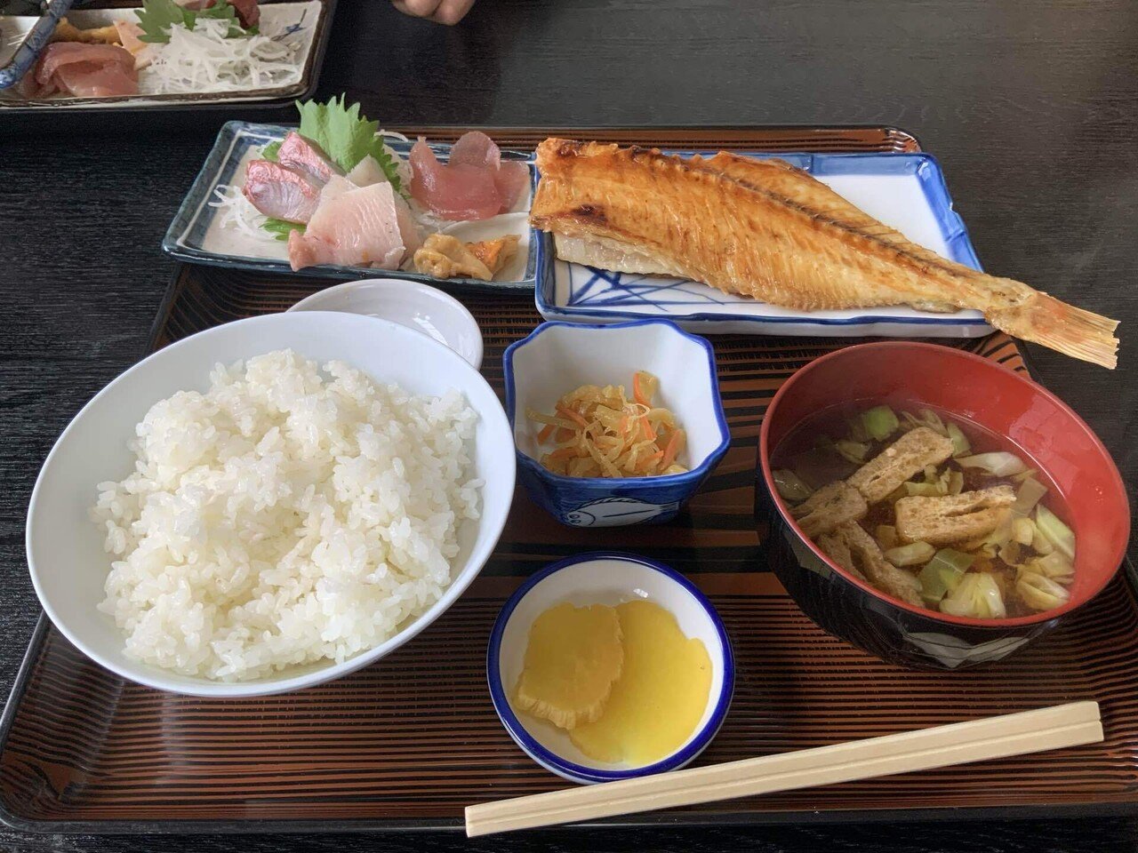 今日も岩手県久慈市喜多八食堂さんの焼魚定食で 赤魚です Kmarucho Note