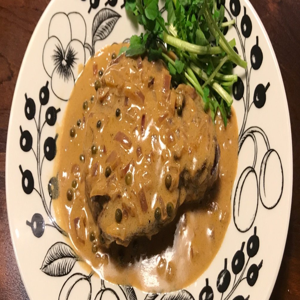 Shuntaro S Kitchen 牛肉のステーキ グリーンペッパーソース Shuntaro Note