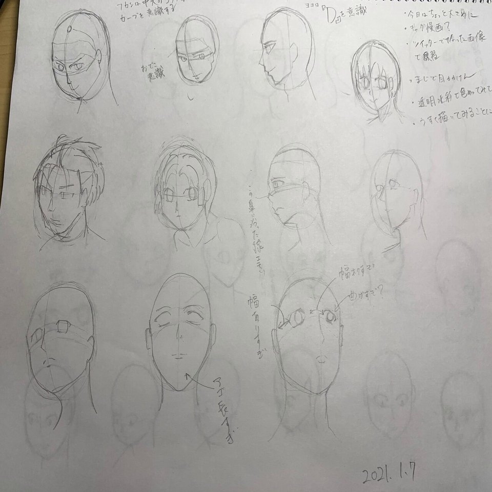 練習内容公開 24歳社会人が約3ヶ月イラストを練習しました 成長記録 Mayoi Note