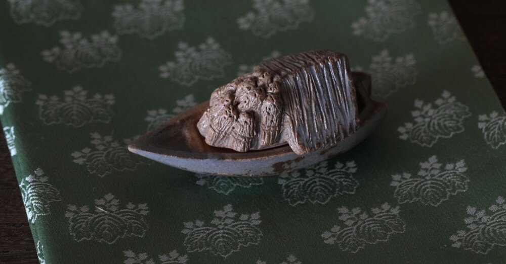 柴舟 香盒 ～宇治川と柴舟｜松林豊斎