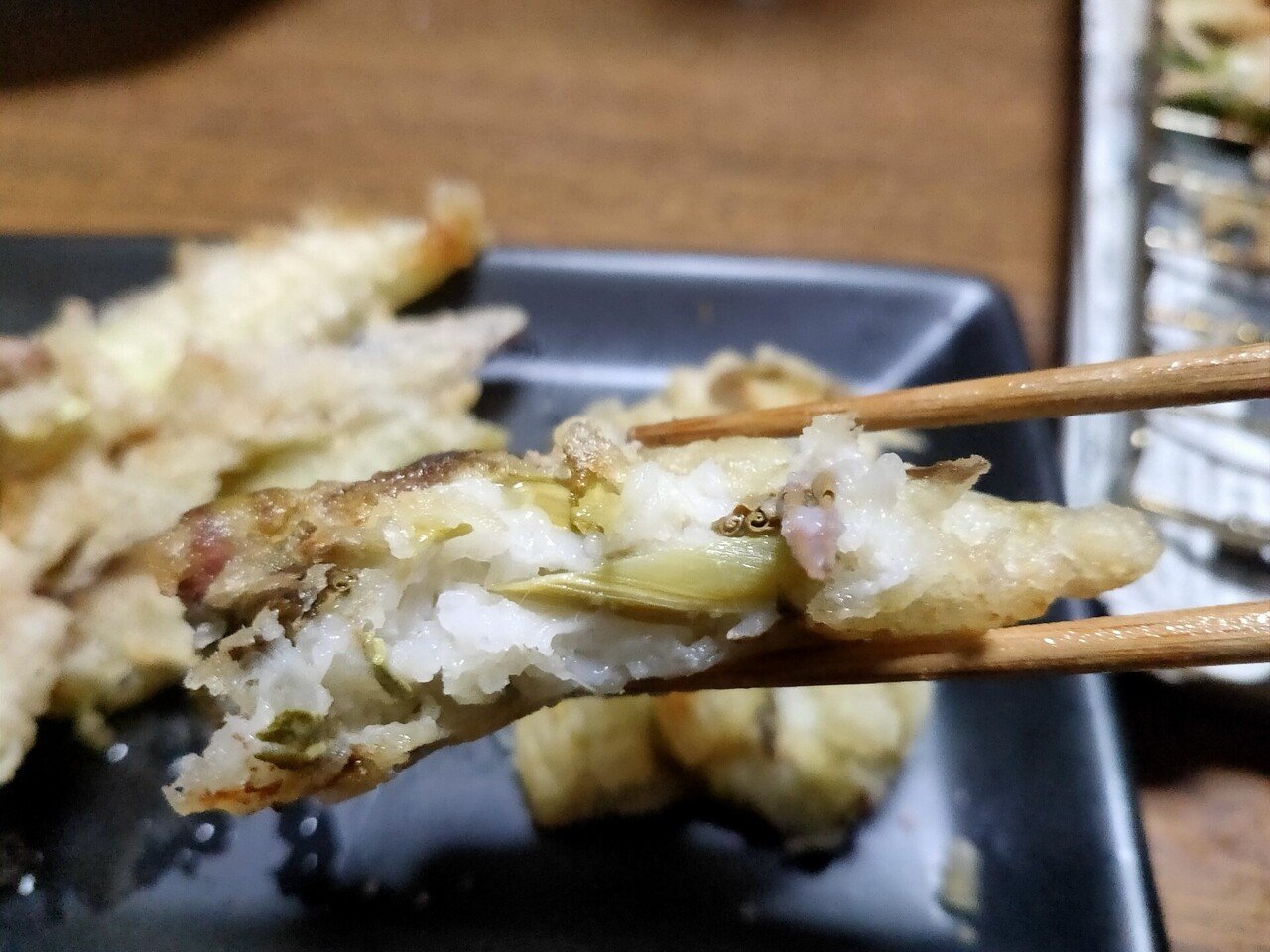 採れたてイタドリのペペロンチーノ からちゃん 島旅農園 ほとり Note 採れたてイタドリのペペロンチーノ からちゃん 島旅農園 ほとり Note