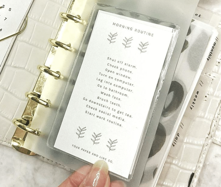 欧米手帳事情 Routine Card で美しく毎日のルーティンを管理しよう Ayumi Ann Note 欧米手帳事情 Routine Card で美しく毎日のルーティンを管理しよう Ayumi Ann Note