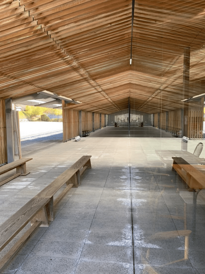 馬頭広重美術館 設計隈研吾さん たし 建築学生 Note