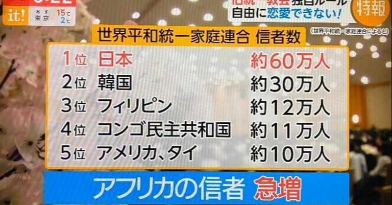 世界平和統一家庭連合 の新着タグ記事一覧 Note つくる つながる とどける