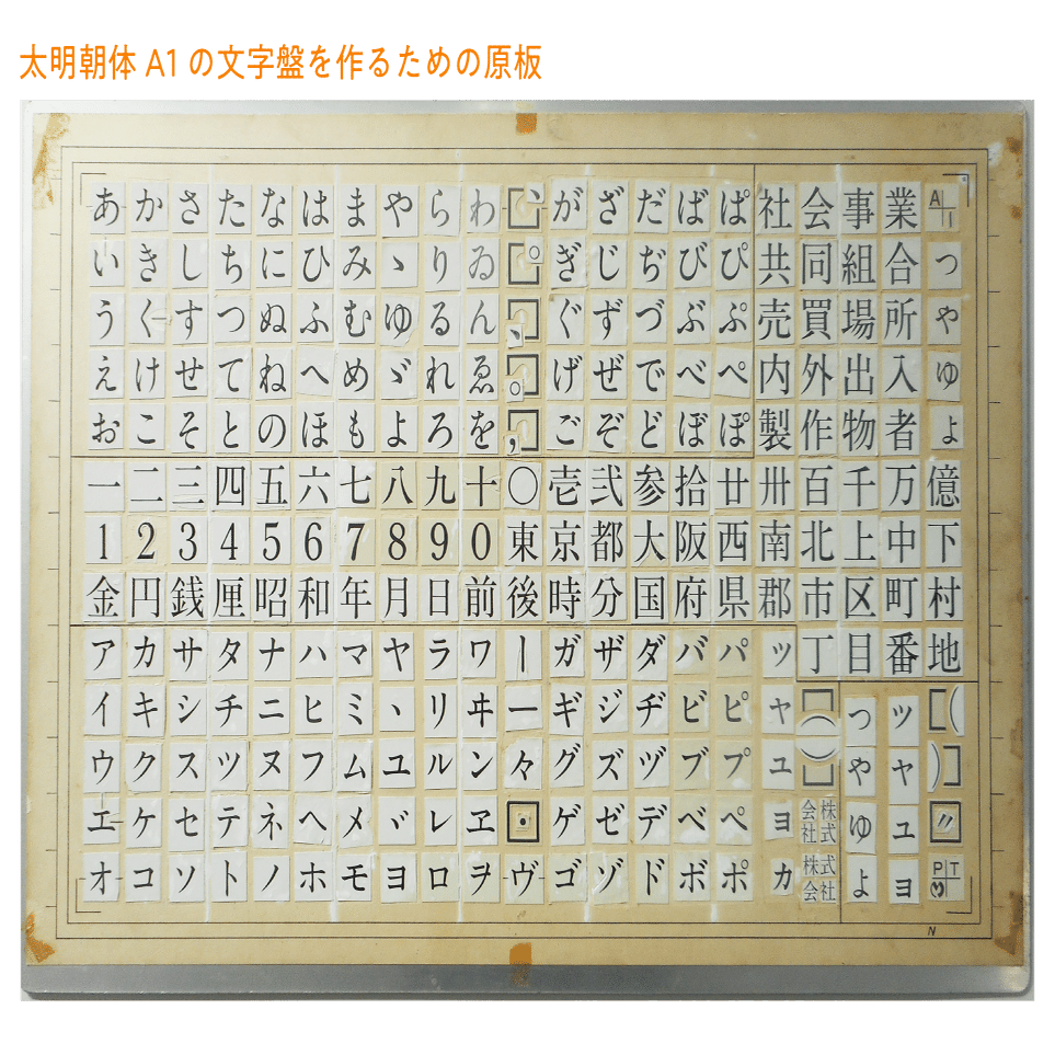 ゴシック書体(ビンテージ) 温もり感じるゴシック体「A1ゴシック」｜モリサワ note編集部