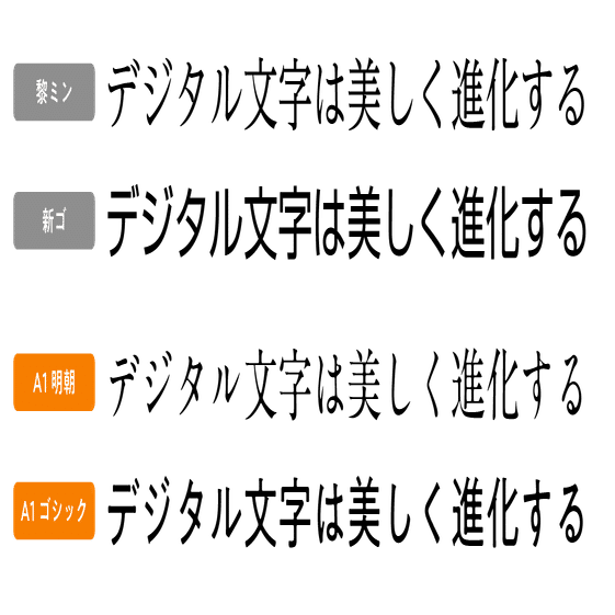 温もり感じるゴシック体「A1ゴシック」｜モリサワ note編集部