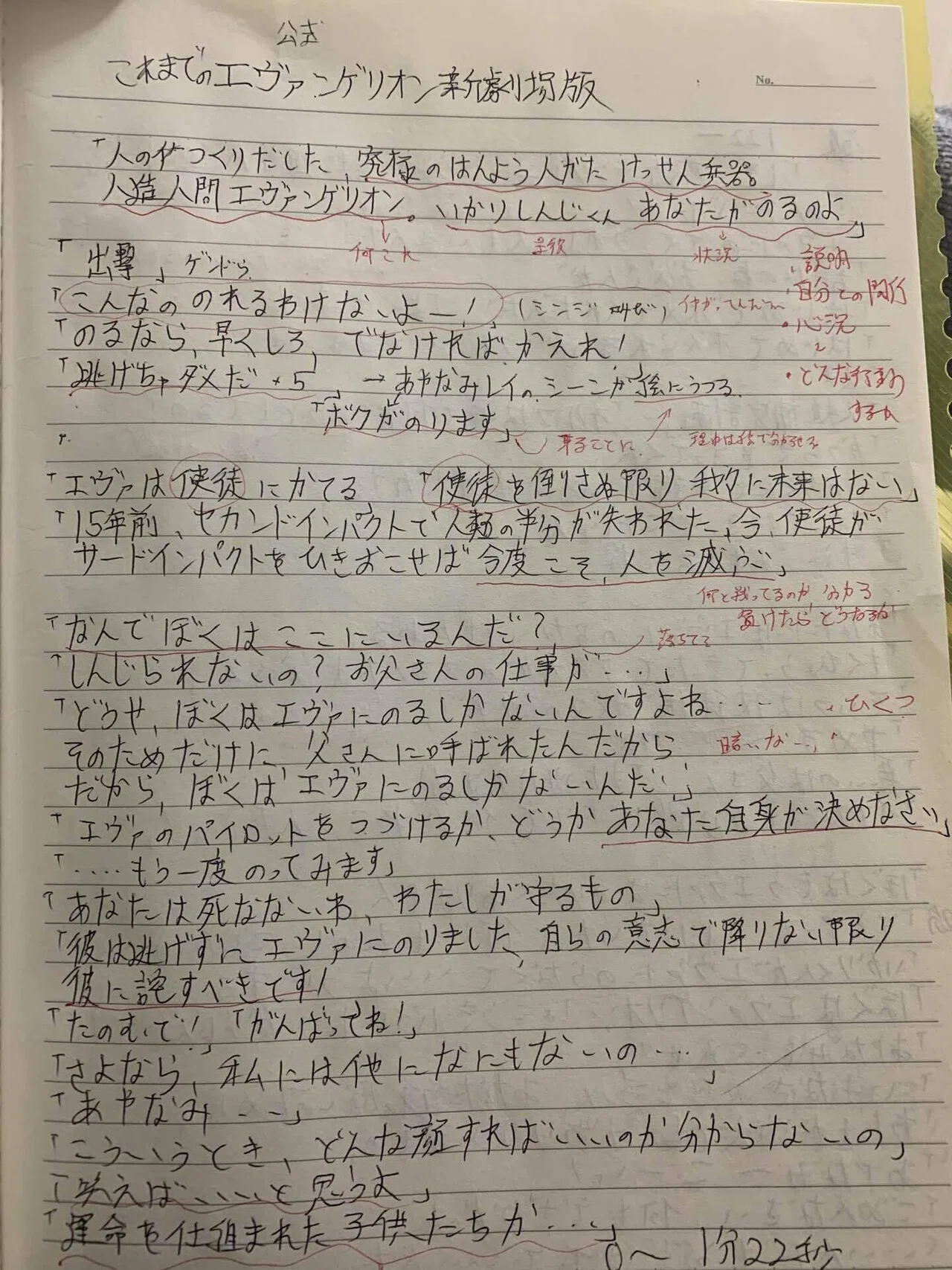 文字起こし これまでのエヴァンゲリオン新劇場版 ひびちょん Note 文字起こし これまでのエヴァンゲリオン新劇場版 ひびちょん Note
