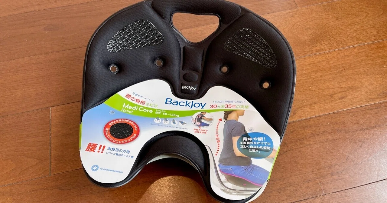 腰痛対策の強い味方！BackJoy（バックジョイ）メディコアリリーフ｜NEO