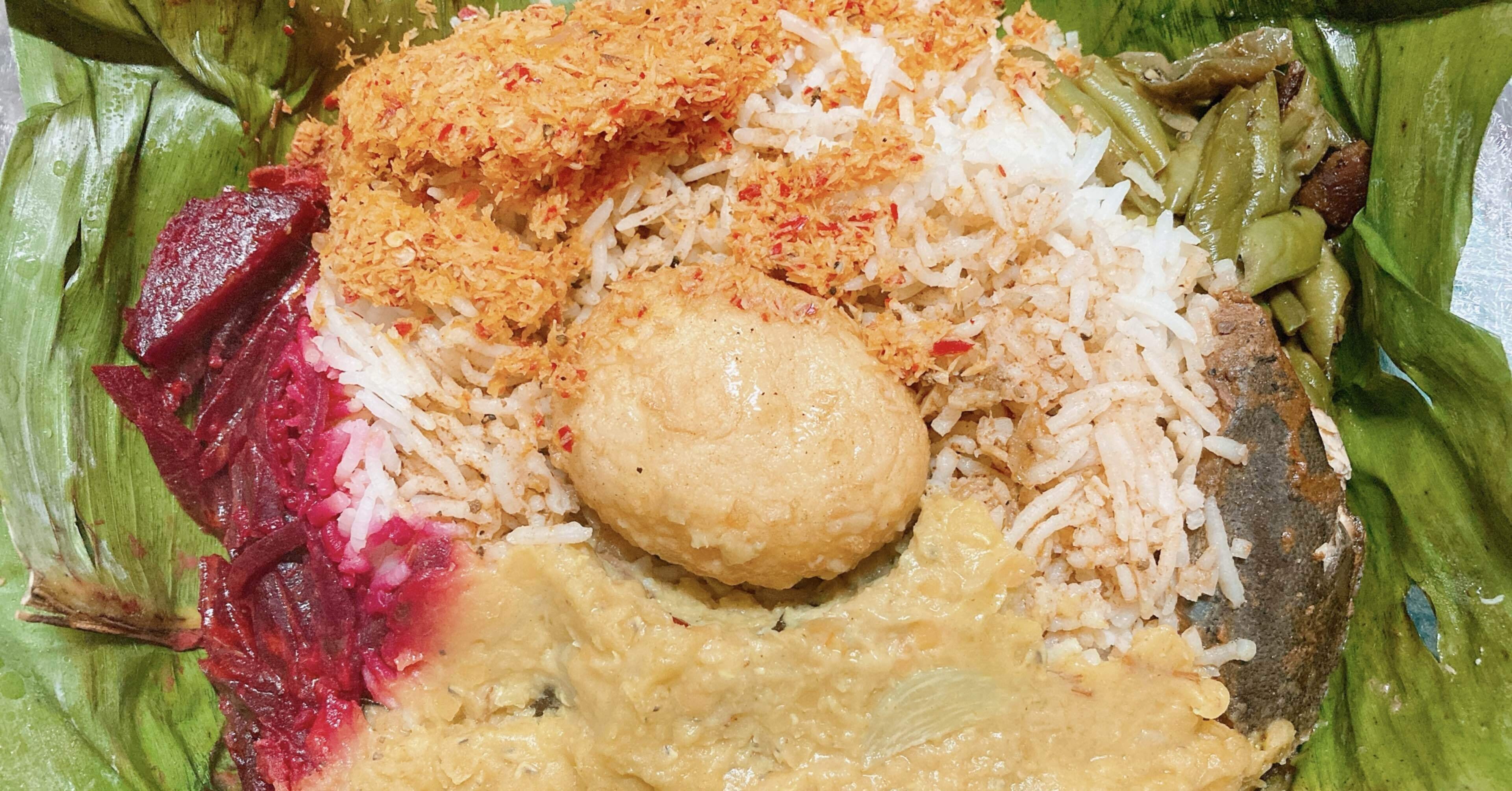 メシ部 バナナリーフカレーとカトレット やっと行けたよ フロリダ亭 メシ部のカン子 Note