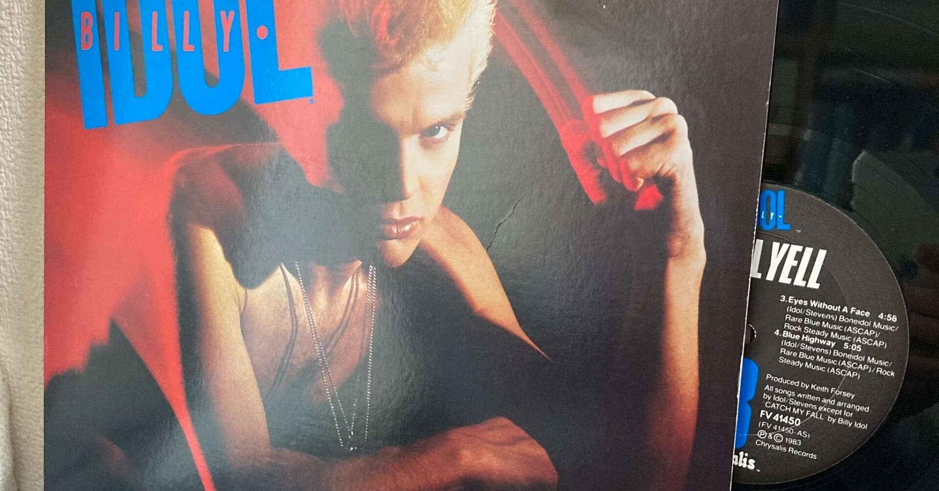 レコード】Billy Idol / Billy Idol(1983 UK:36 US:6)｜マサ | 洋楽情報
