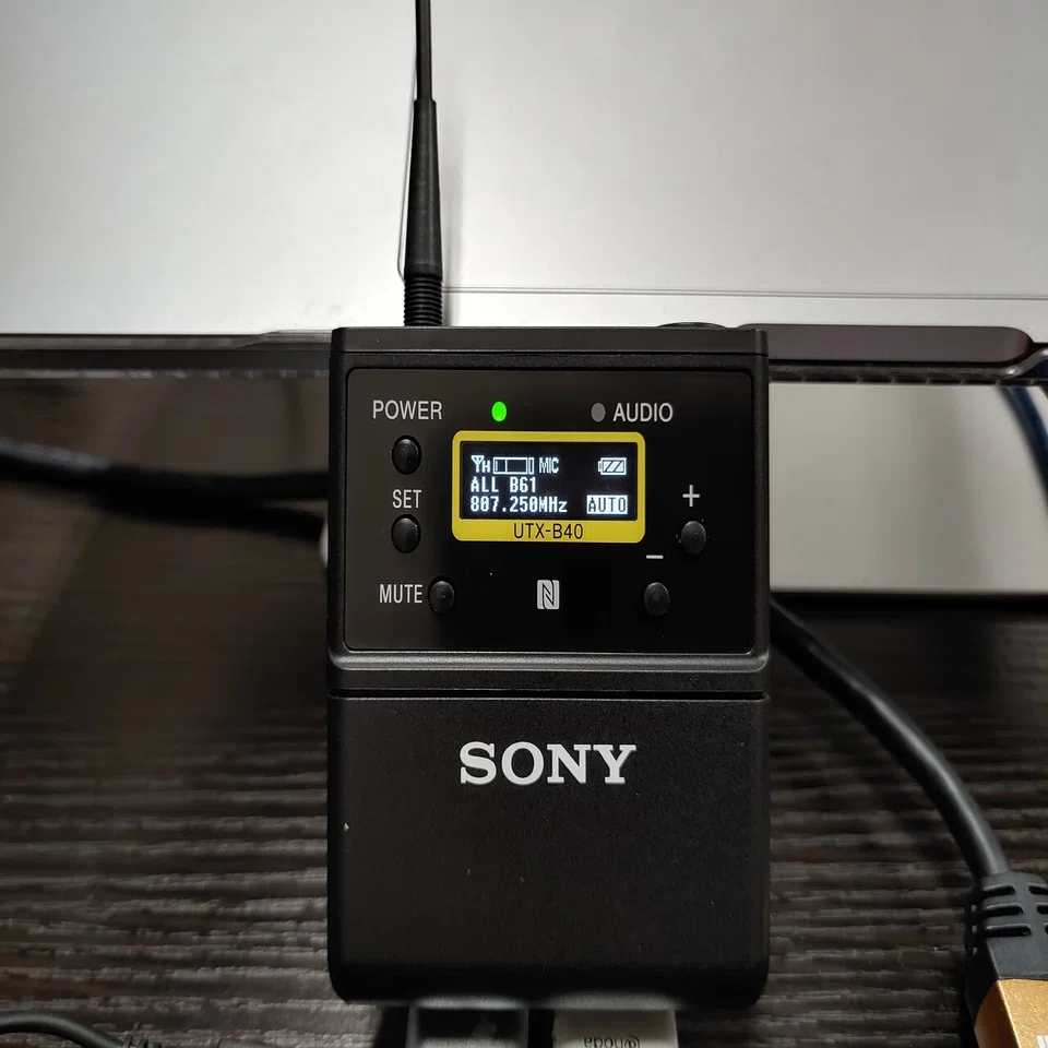 SONY UWP-D21（送信機: UTX-B40 / 受信機: URX-P40 ) の初期化と 