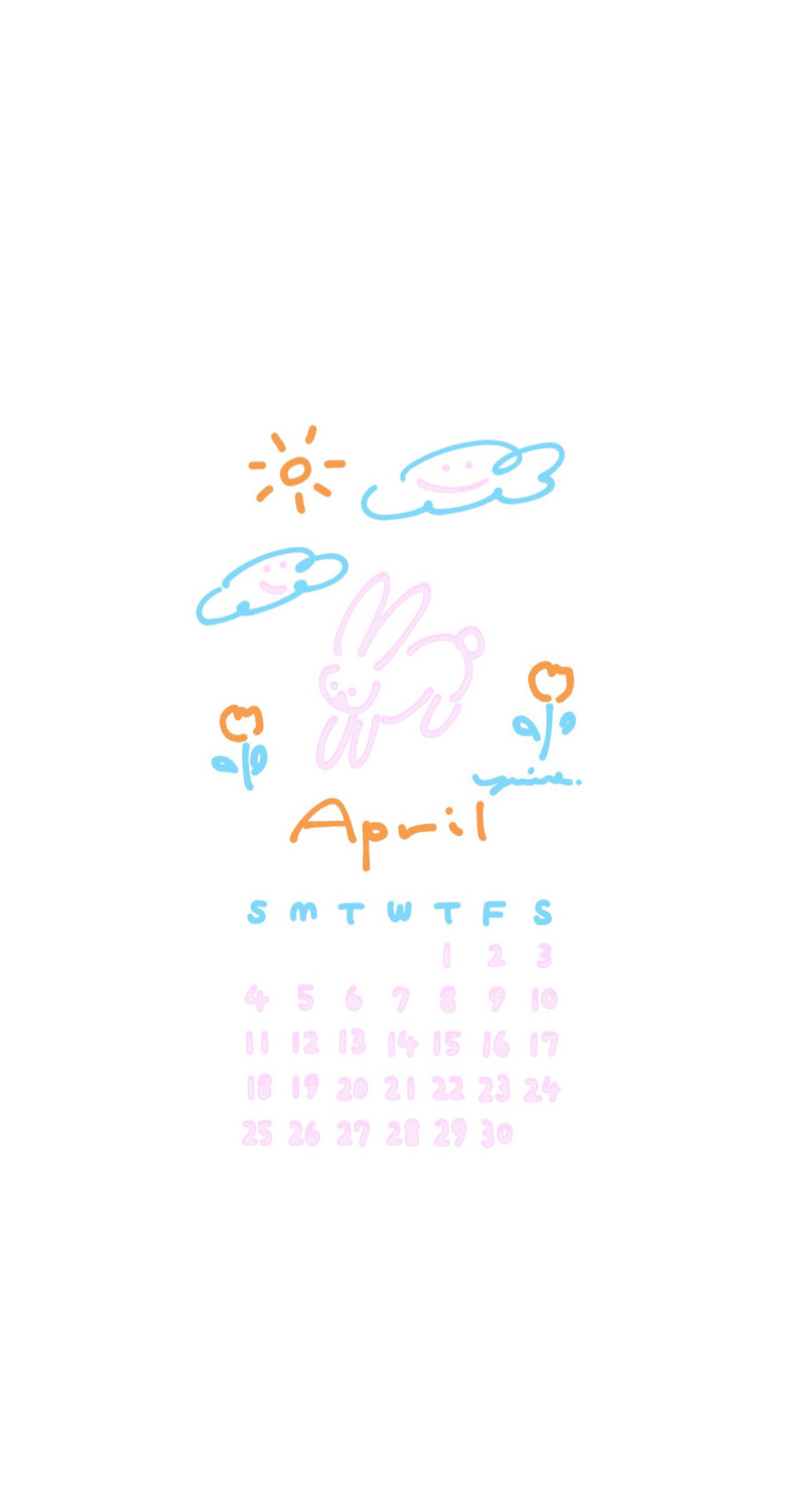 21 4月壁紙カレンダー ゆいね Note 21 4月壁紙カレンダー ゆいね Note