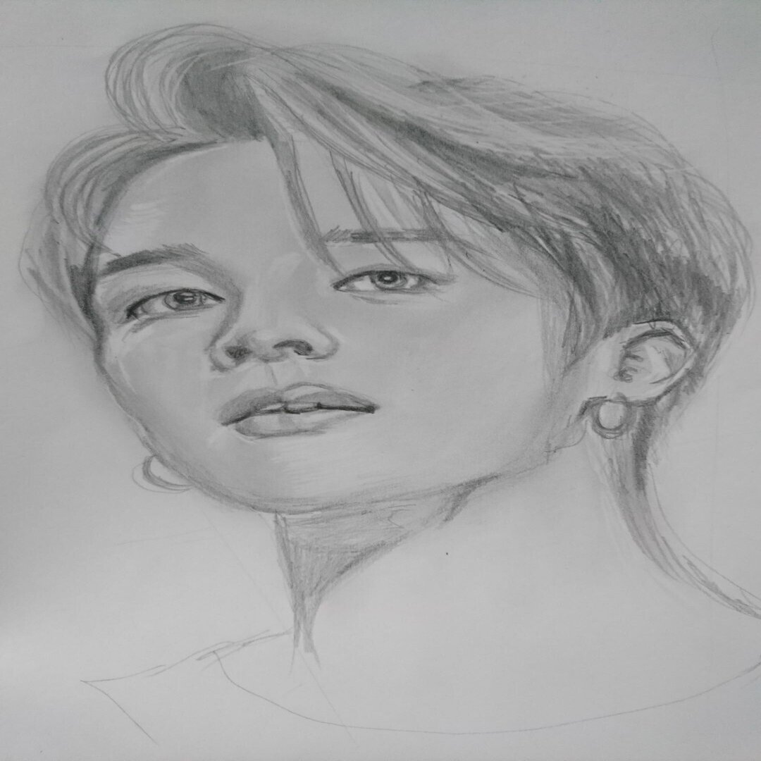 鉛筆画 Bts ジミン Akkiy Note