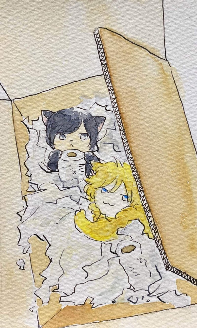 水彩と遊ぶ3月のイラストまとめ その3 3 11 15 いも Note