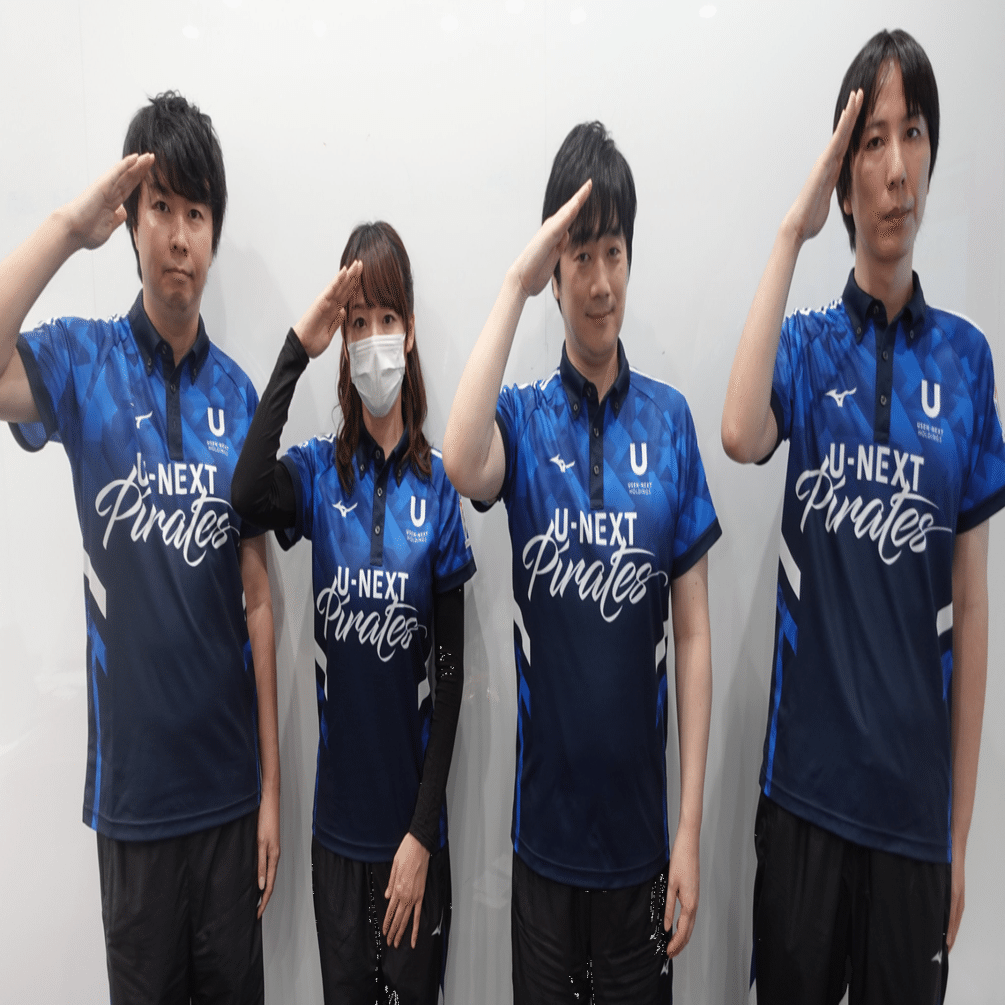 Mリーグ　U-NEXTパイレーツ　公式ユニフォーム Mリーグ U-NEXTパイレーツ 公式ユニフォーム Mリーグ U-NEXTパイレーツ
