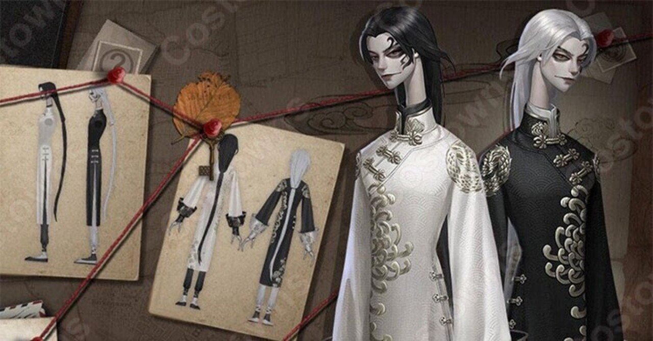 黒無常 范無咎(ファンウジン) お散歩中国人(黒) コスプレ衣装の
