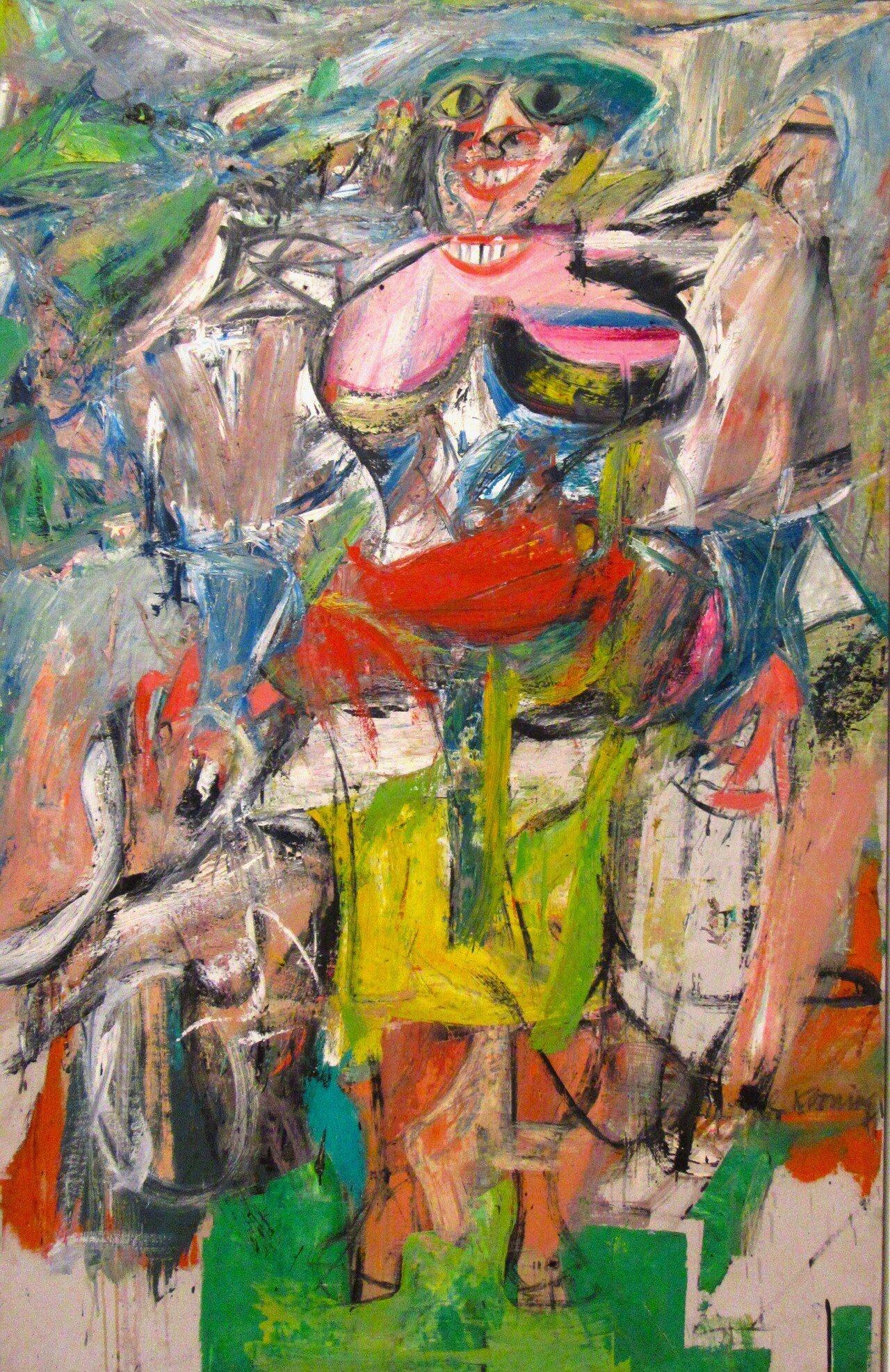 Amazon.co.jp: ウィレム・デ・クーニングポスター女性キャンバス絵画