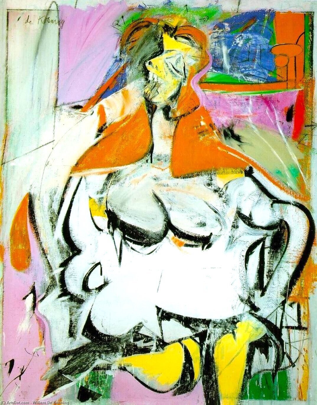 De Kooning: A Retrospective　ウィレム・デ・クーニング 作品解説】ウィレム・デ・クーニング「インターチェンジ
