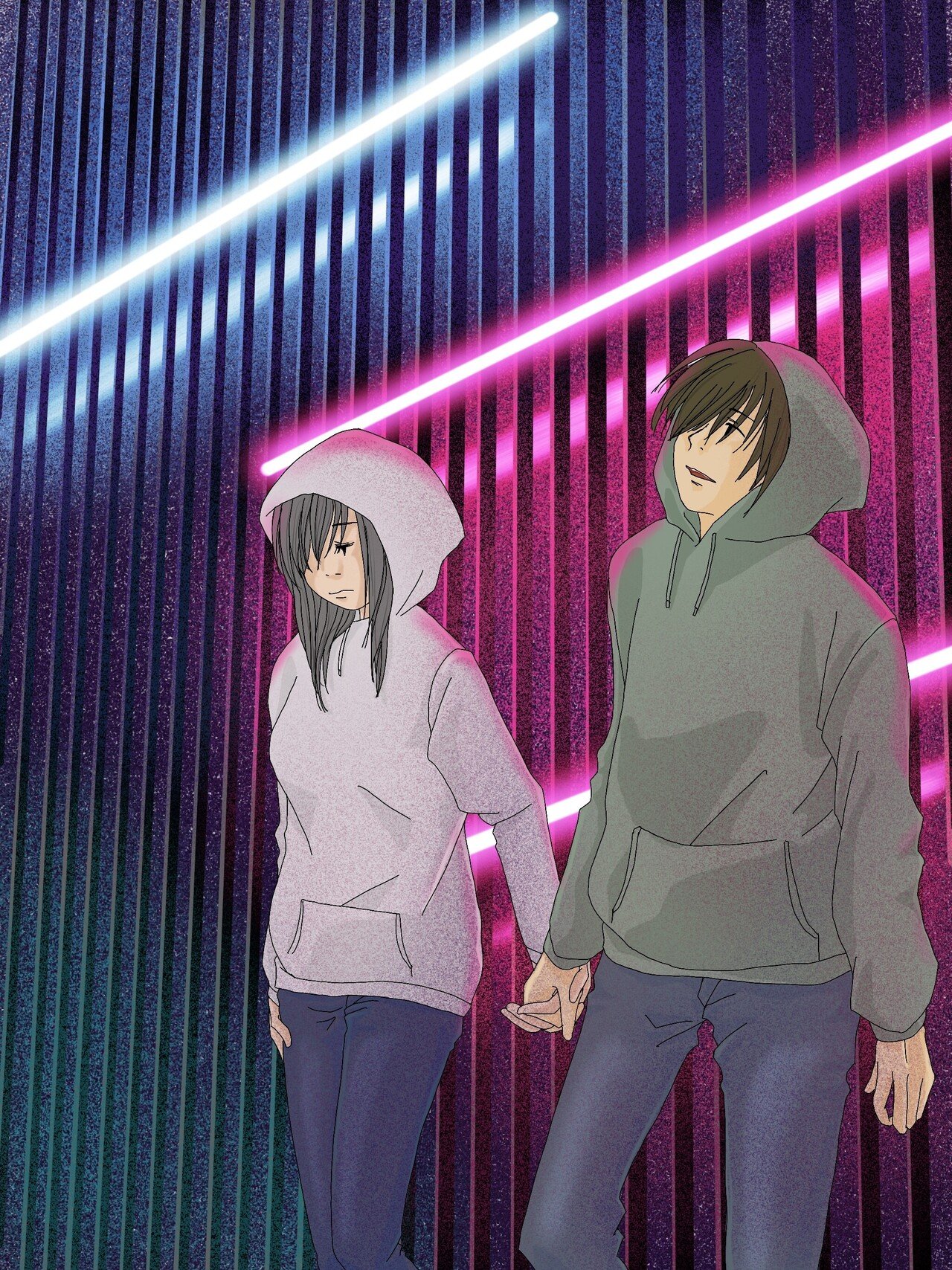 楽しむイラスト練習記：デジタル駆使と遠近感（逆行）｜しち | 2026