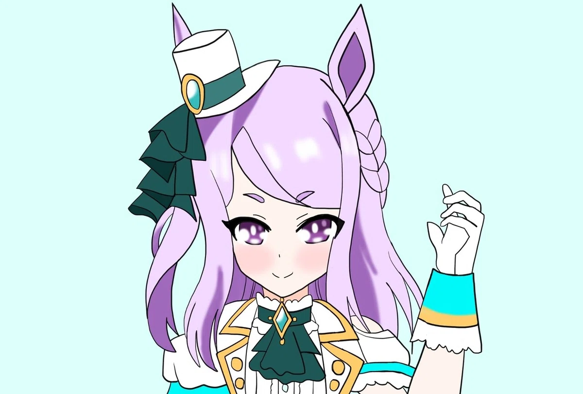 4月3日はウマ娘のメジロマックイーンの誕生日｜絵描きの冒険者KATOSAN