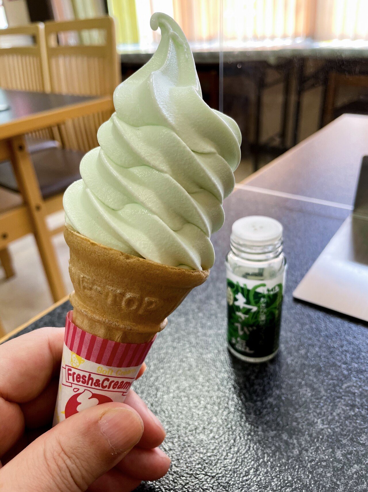 わさびソフトクリーム｜しげさん