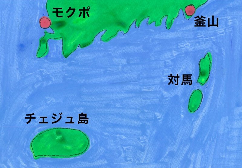 チェジュ島地図