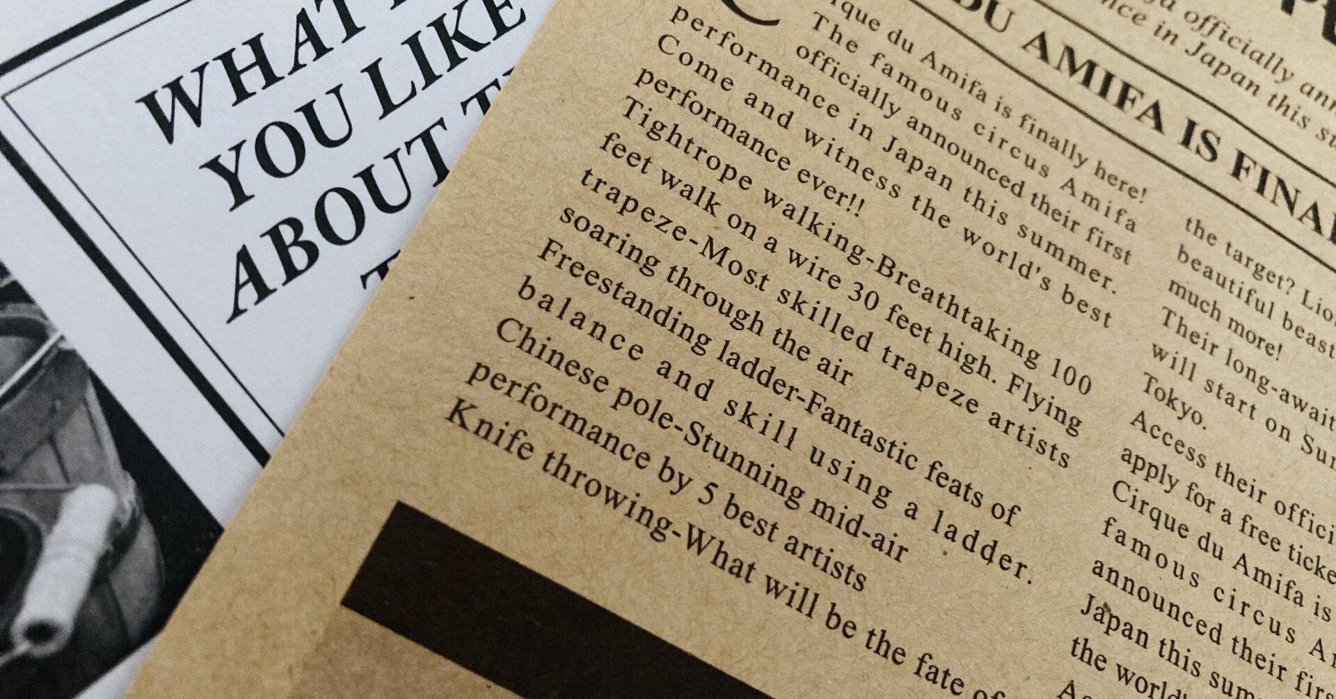 手品と英語 モジテジ Note