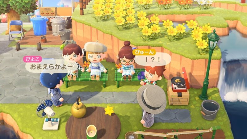 あつ森 びゅーんの島訪問記 少女マンガの登場人物になった気持ちになれるお祭り びゅーん Note