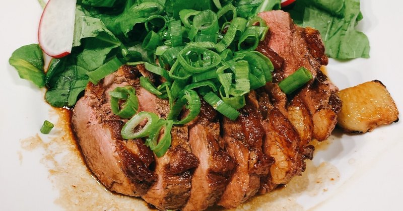 鴨ロース肉の和風ソース 365日のレシピ ナオフク Note