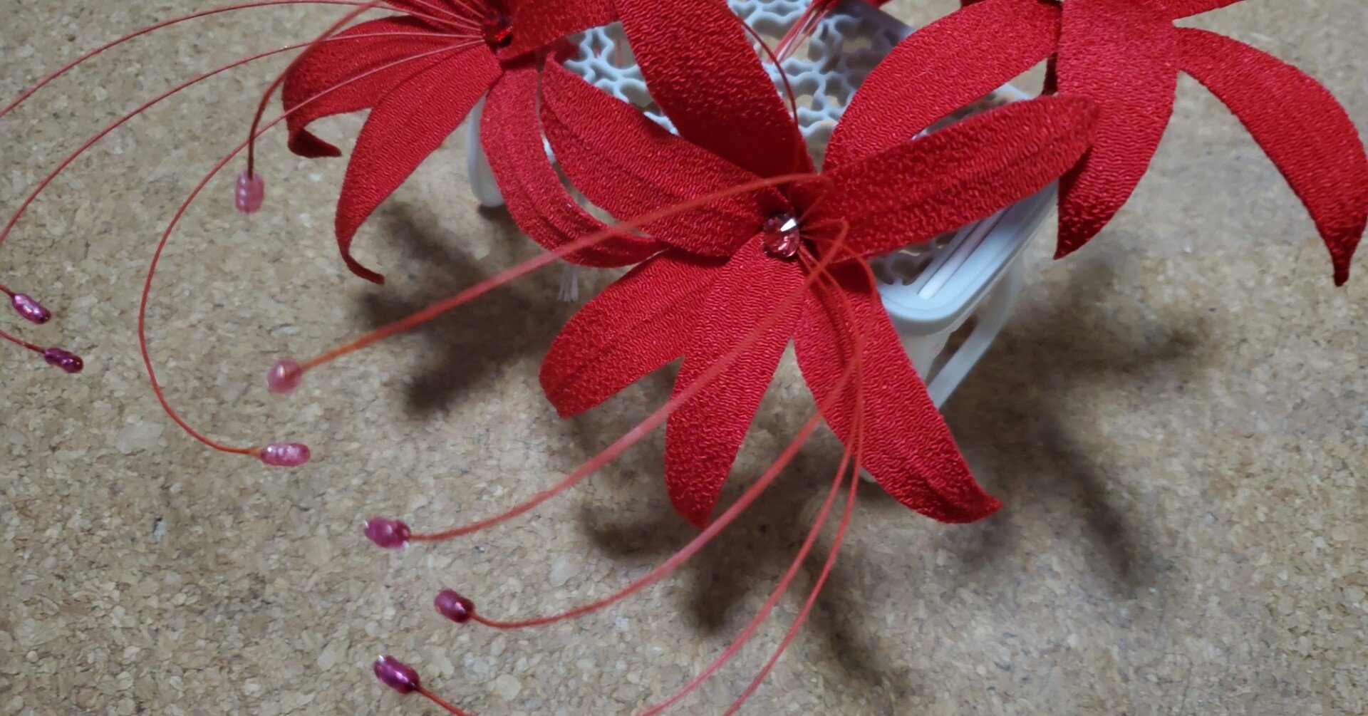 彼岸花の造花作りたくなって製作したよ Ni3k7 Note