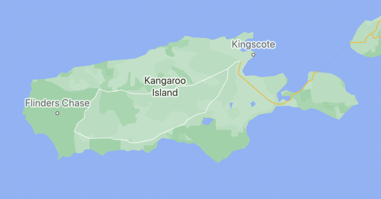 フリンダース川の地図