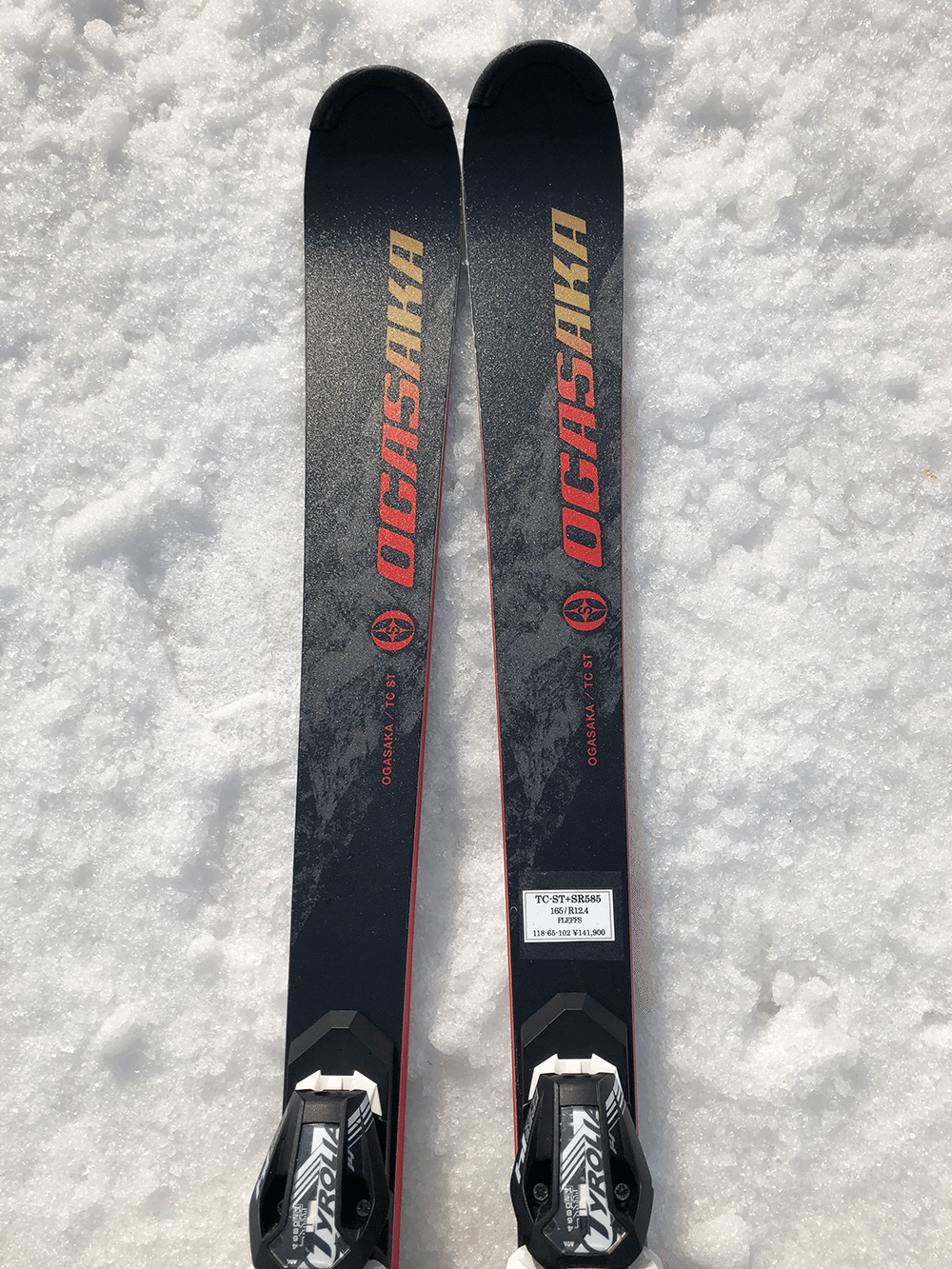 ★22年モデル・最高峰★お洒落 オガサカ スキー板 TC-ST 165cm ☆22年モデル・最高峰☆オガサカスキー板TC-ST 165cm SAJ技術選