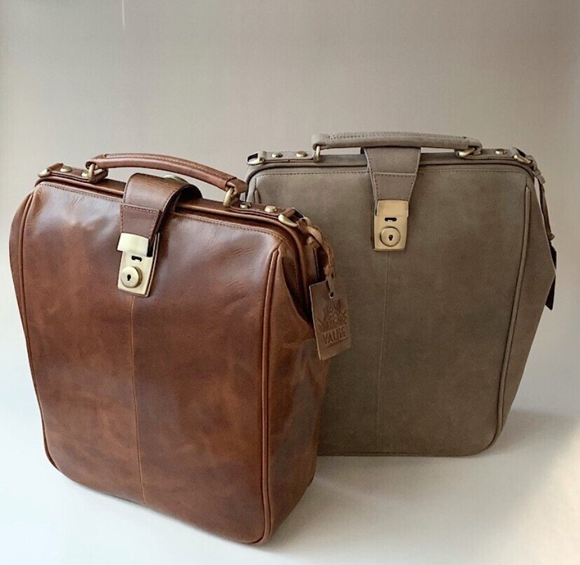 Valise ドクターズバッグ 3way 革 リュック ブラック Valise