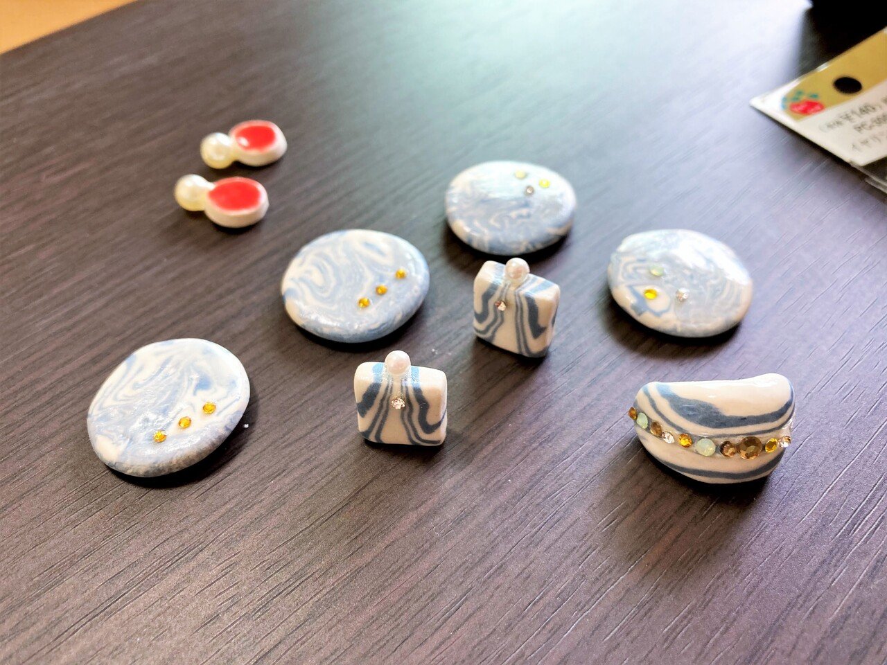 no.34 陶器のピアス 5種類｜Nao🍎＠陶芸主婦