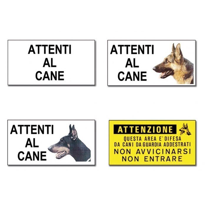 犬に注意 の看板 Attenti Al Cane Takedina Note 犬に注意 の看板 Attenti Al Cane Takedina Note