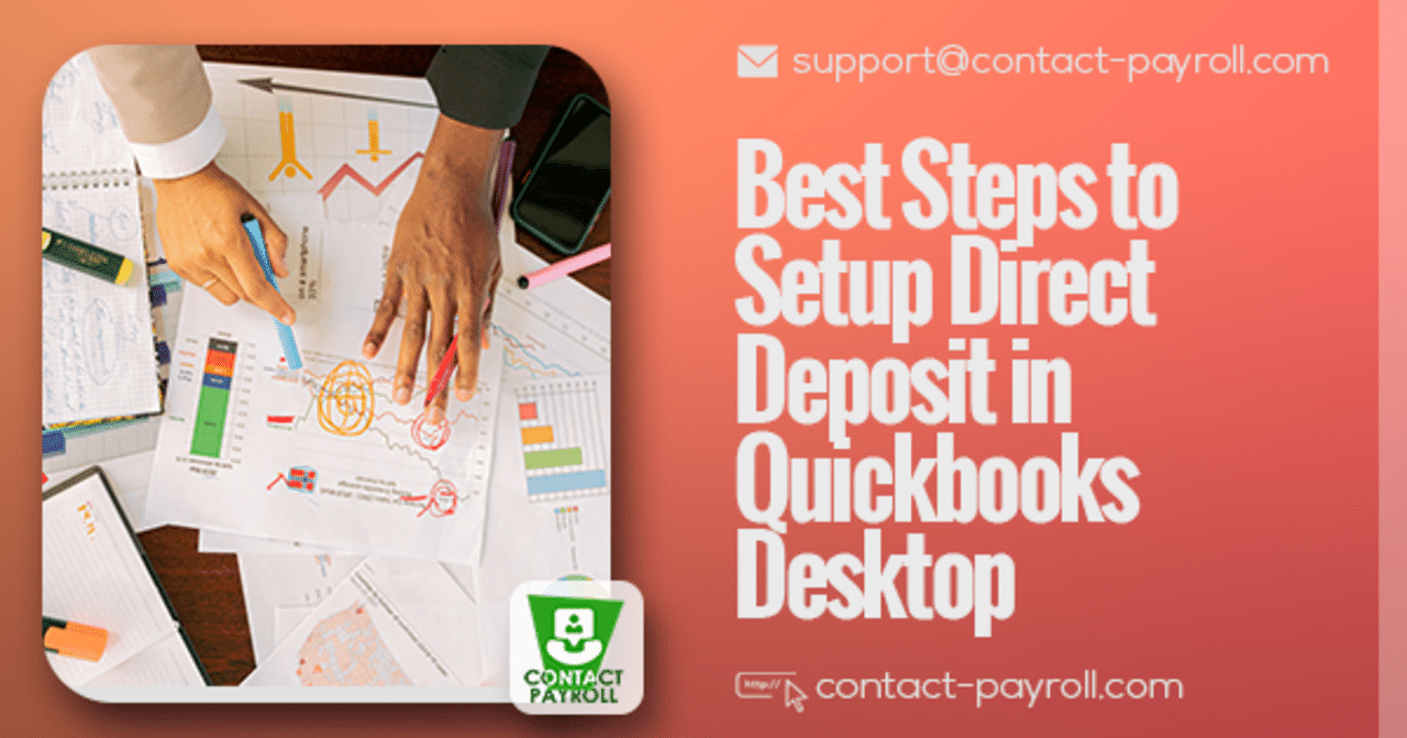 What are the best steps to setup direct deposit in quickbooks desktop