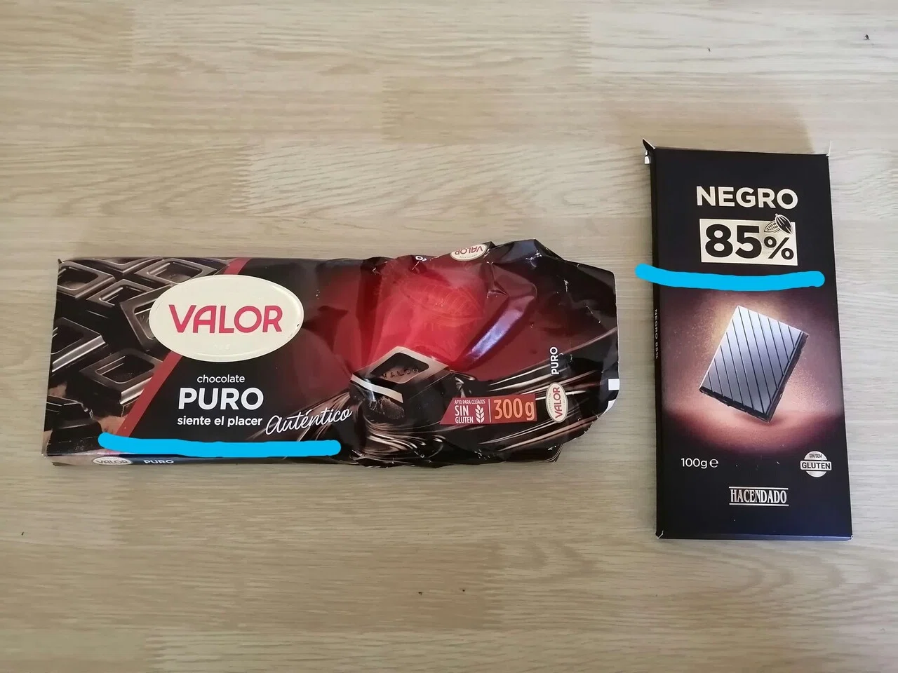 ピュアチョコレート(chocolate puro)とは何？スペインの板チョコ事情
