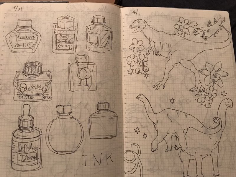 4ヶ月間 毎日クロッキーとかしつつ 今月から作品として完成した絵をたくさん描くことを意識したよ という話 岡崎 つく Note